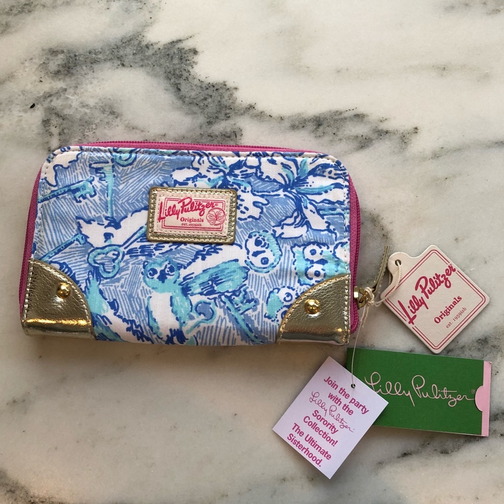 Lilly Pulitzer The Original Wallet Skye Blue